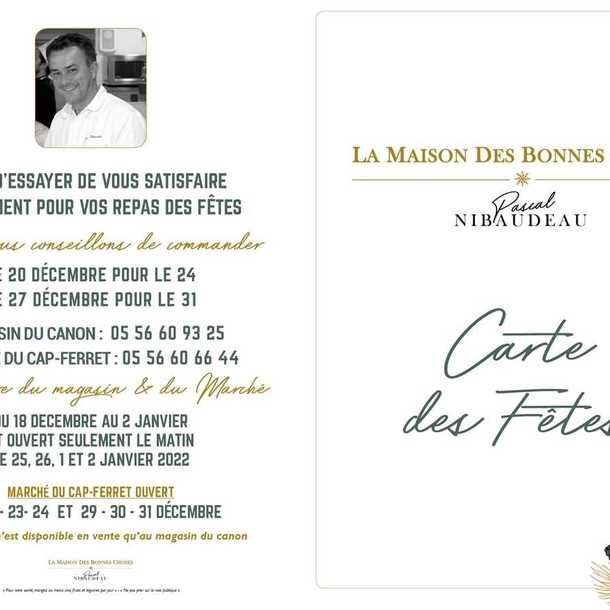 Carte des Fêtes, la Maison des Bonnes Choses 